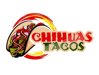 Chihuas Tacos logo design by DreamLogoDesign