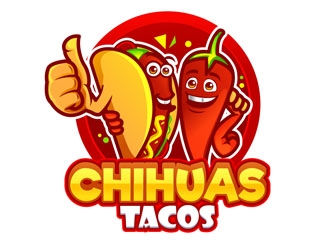 Chihuas Tacos Logo Design - 48hourslogo