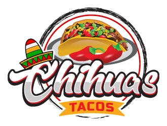 Chihuas Tacos logo design by LucidSketch