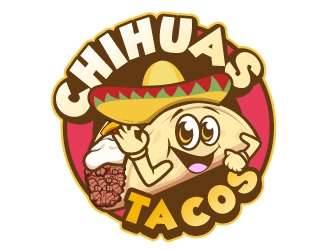 Chihuas Tacos logo design by Suvendu