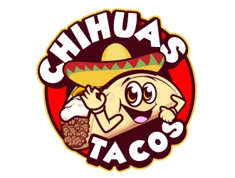 Chihuas Tacos logo design - 48hourslogo.com