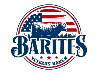 Barites Veteran Ranch logo design by Kirito