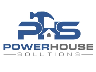 Powerhouse solutions logo design by nikkl