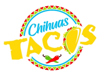 Chihuas Tacos Logo Design - 48hourslogo