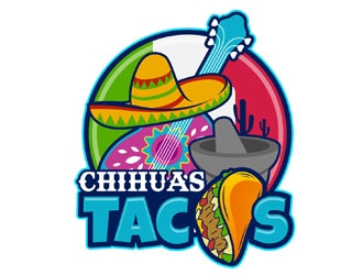 Chihuas Tacos Logo Design - 48hourslogo