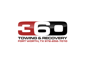 360 TOWING & RECOVERY logo design by rief