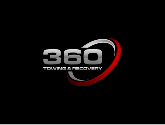 360 TOWING & RECOVERY logo design by Garmos