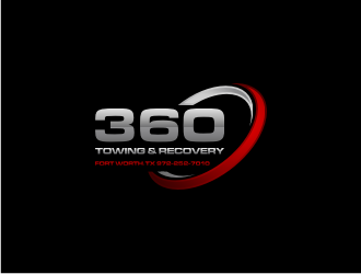 360 TOWING & RECOVERY logo design by Garmos