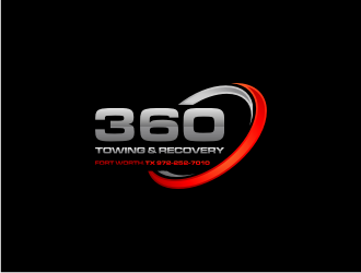 360 TOWING & RECOVERY logo design by Garmos