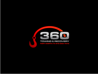 360 TOWING & RECOVERY logo design by Garmos