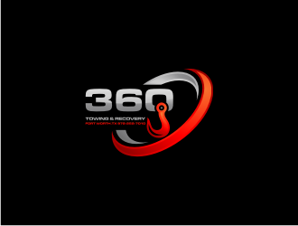 360 TOWING & RECOVERY logo design by Garmos