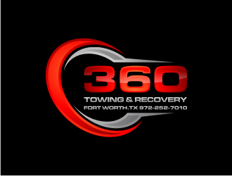 360 TOWING & RECOVERY logo design by Garmos