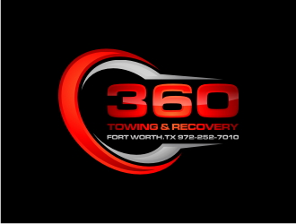 360 TOWING & RECOVERY logo design by Garmos