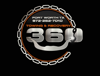 360 TOWING & RECOVERY logo design by drifelm