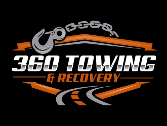 360 TOWING & RECOVERY logo design by AamirKhan