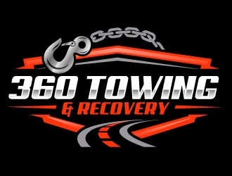 360 TOWING & RECOVERY logo design by AamirKhan