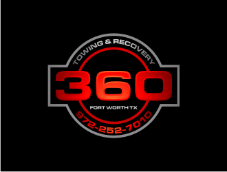 360 TOWING & RECOVERY logo design by Garmos