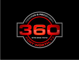 360 TOWING & RECOVERY logo design by Garmos