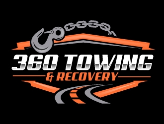 360 TOWING & RECOVERY logo design by AamirKhan