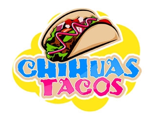 Chihuas Tacos logo design by DreamLogoDesign