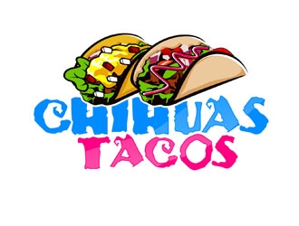 Chihuas Tacos Logo Design - 48hourslogo