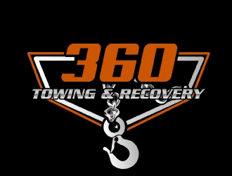 360 TOWING & RECOVERY logo design by AamirKhan