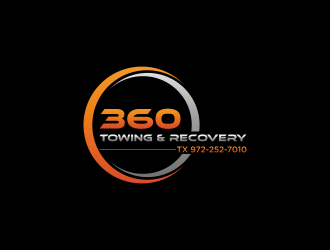 360 TOWING & RECOVERY logo design by luckyprasetyo