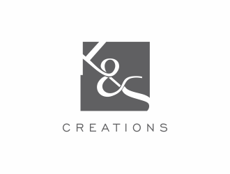 K & S Creations logo design by up2date