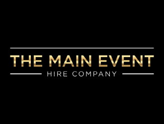 The Main Event Hire Company logo design by p0peye