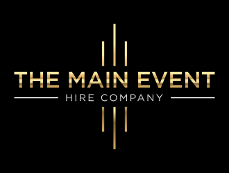 The Main Event Hire Company logo design by p0peye