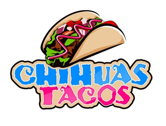 Chihuas Tacos logo design by DreamLogoDesign