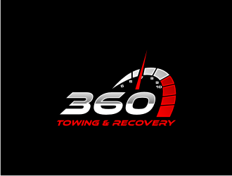 360 TOWING & RECOVERY logo design by sodimejo