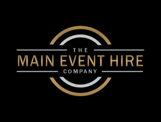 The Main Event Hire Company logo design by ManishKoli