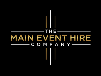 The Main Event Hire Company logo design by puthreeone