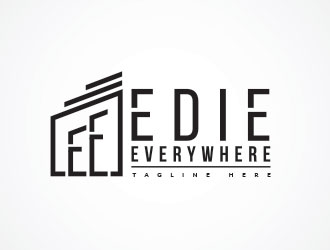 edie everywhere logo design by er9e