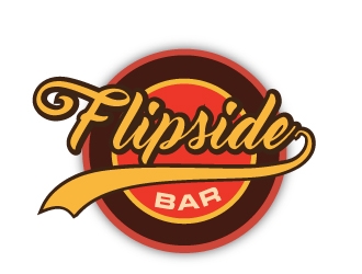 FlipSide Bar logo design by AamirKhan