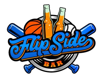 FlipSide Bar logo design by daywalker