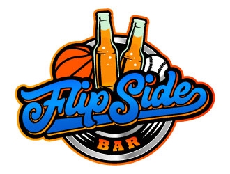 FlipSide Bar logo design by daywalker