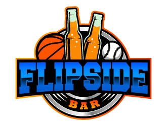 FlipSide Bar logo design by daywalker