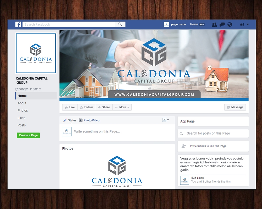 Caledonia Capital Group logo design by MastersDesigns