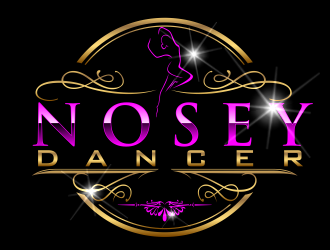 Nosey Dancer logo design by bosbejo