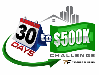 30 Days to $500k Challenge logo design by agus