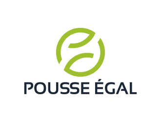 Pousse Égal logo design by p0peye