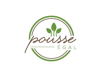 Pousse Égal logo design by wongndeso