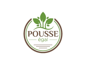 Pousse Égal logo design by wongndeso