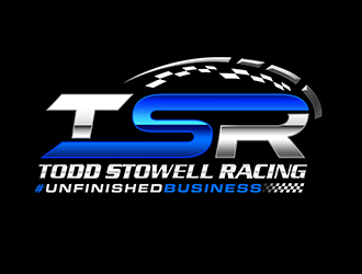 TSR Todd Stowell Racing logo design by 3Dlogos