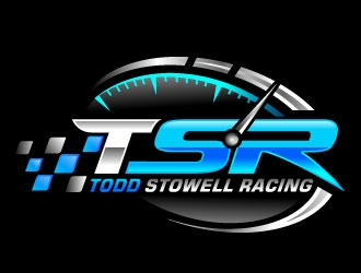 TSR Todd Stowell Racing logo design by Suvendu