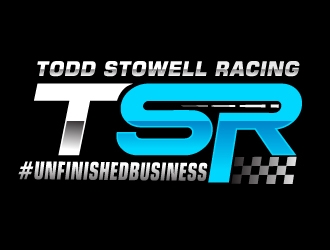 TSR Todd Stowell Racing logo design by Suvendu