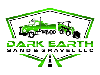 Dark Earth Sand &  Gravel LLC logo design by scolessi