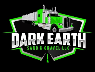 Dark Earth Sand &  Gravel LLC logo design by AamirKhan